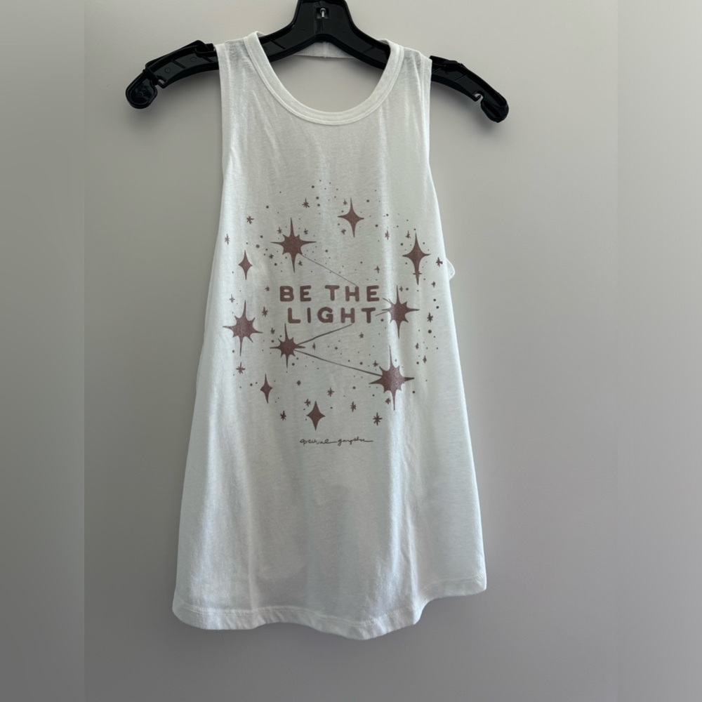 Spiritual Gangster backless tank top, white XS